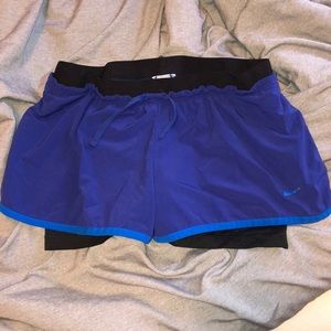 Nike shorts with built in spandex